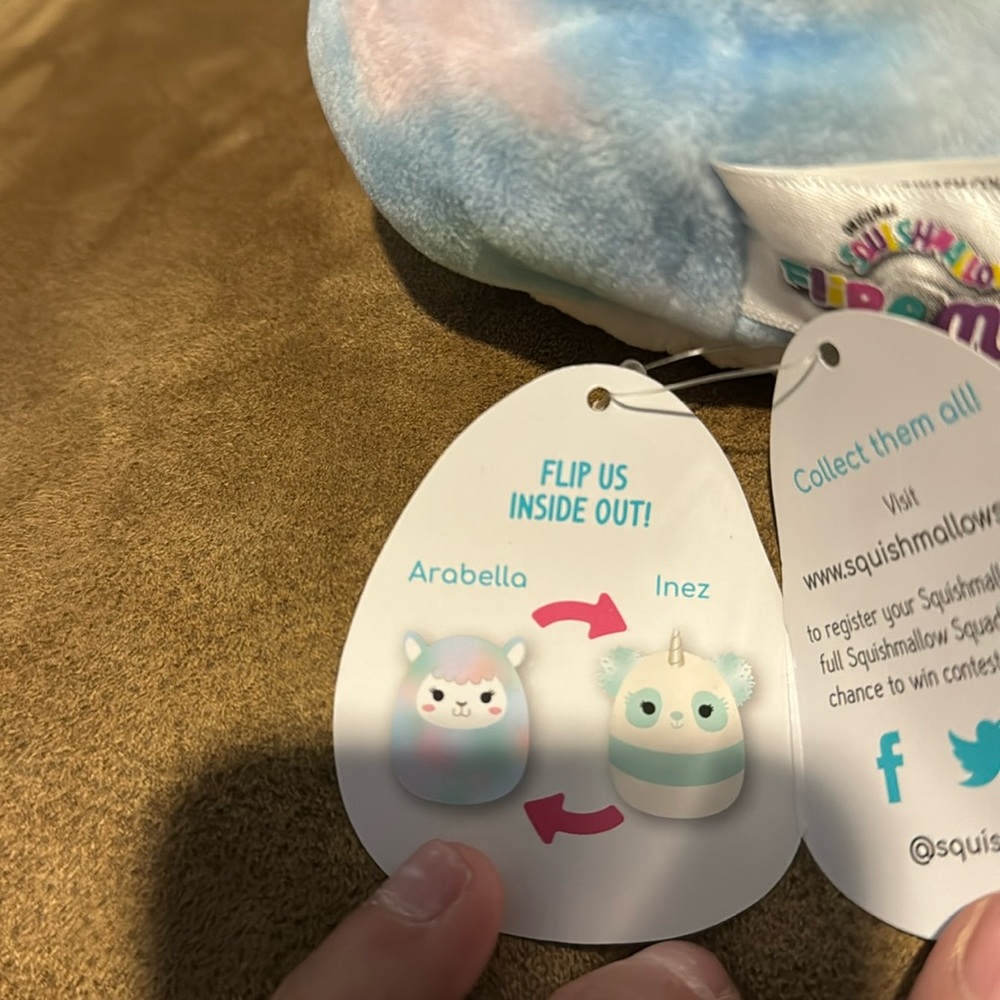 Squishmallow Flip a Mallow Arabella and Inez 5 inch